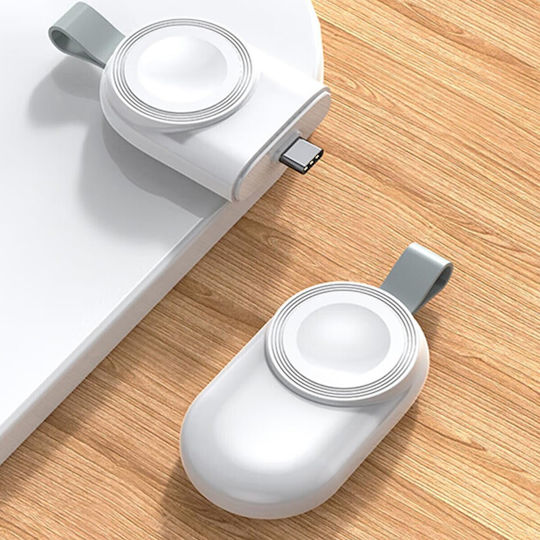 Încărcător Wireless Smartwatch Compatibil Apple Iwatch 1/9 Magnetic Tip-c Fără Cablu Direct La Dock Computer Alb