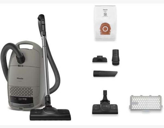 Miele Guard M1 Silence Ηλεκτρική Σκούπα 890W με Σακούλα 4.5lt Γκρι