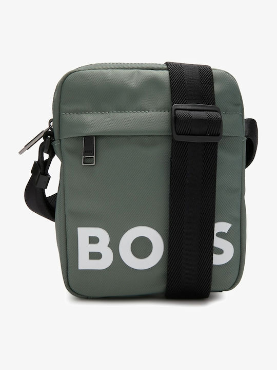 Geantă Pentru Bărbați De Umăr / Tip Crossbody Gri Verde