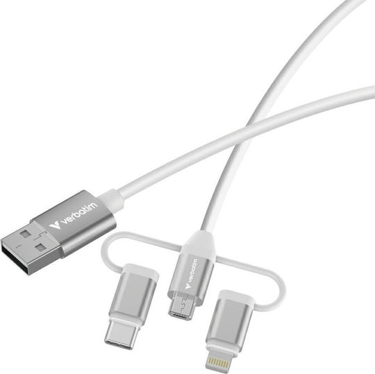 Verbatim USB to Type-C / Lightning Cable 1m 32394
