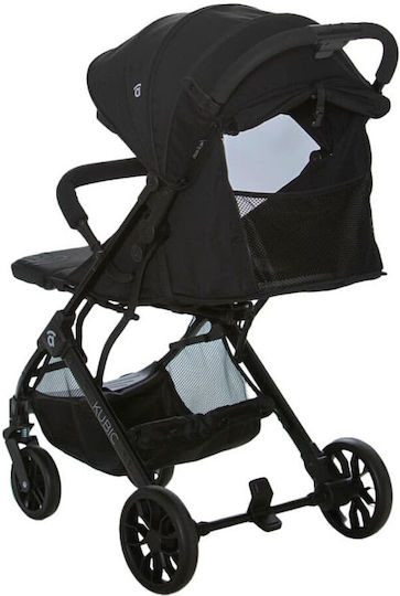 Asalvo Kubic 2 Baby Stroller Suitable for Newborn Black 7.6kg
