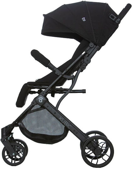 Asalvo Kubic 2 Baby Stroller Suitable for Newborn Black 7.6kg