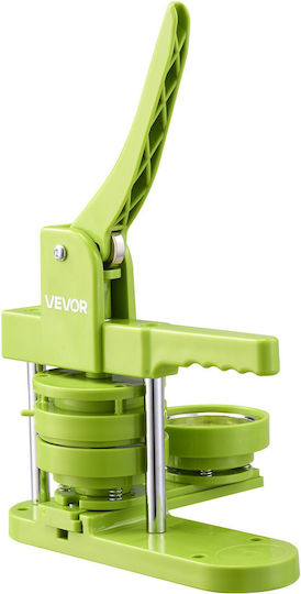 Vevor 75 Mm Plastic Button Maker Machine 100 Pieces Mr Panda Circular Cutter Hex Keys Reinforced Ergonomic Handle Diy Personalized Pins