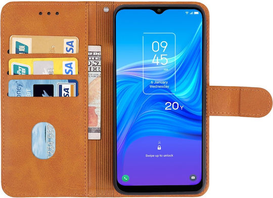 Tel1 Tcl 20y Alcatel 1s 2021 Wallet Husa Tip Carte Maro