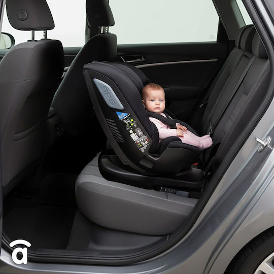Asalvo Panafix Car Seat i-Size with Isofix Black 0-36 kg