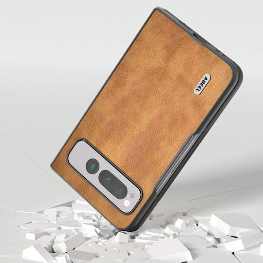 Ретро Задна Корица Кафява Google Pixel Fold