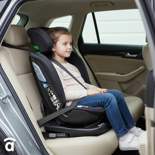 Asalvo Panafix Car Seat i-Size with Isofix Black 0-36 kg