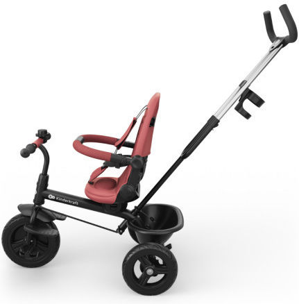 Kinderkraft Aston 2 Plus Μετατρεπόμενο με Χειρολαβή Γονέα για 5+ Ετών Ροζ