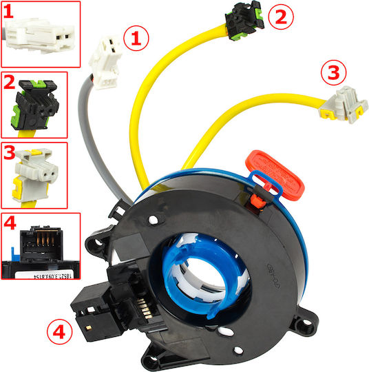 Fiat Linie 2006 Airbag-Spiralkabel für Autos Lenkrad Uhr Federband