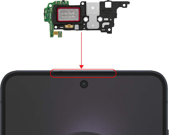 Samsung Original Internal Speaker Galaxy S25 Edge Call Audio Replacement Black