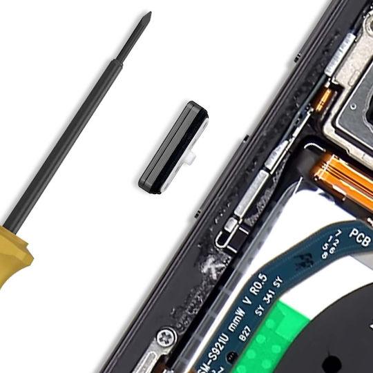 Samsung Резервен Бутон За Включване Galaxy S25 Edge Сервизен Пакет Черен