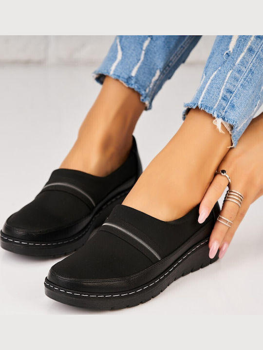 Women's Moccasins In Black Colour