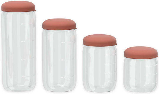 Ekobo Pronto Plastic Pink Lunch Box 1lt
