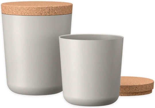 Ekobo Claro Kunststoff Mittagsboxen Grau