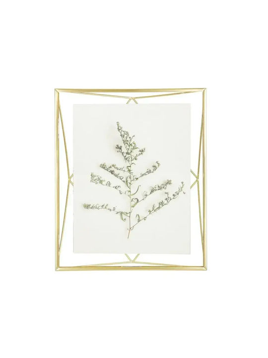 Umbra Prisma Metal Photo Frame with Gold Frame 3 Pieces