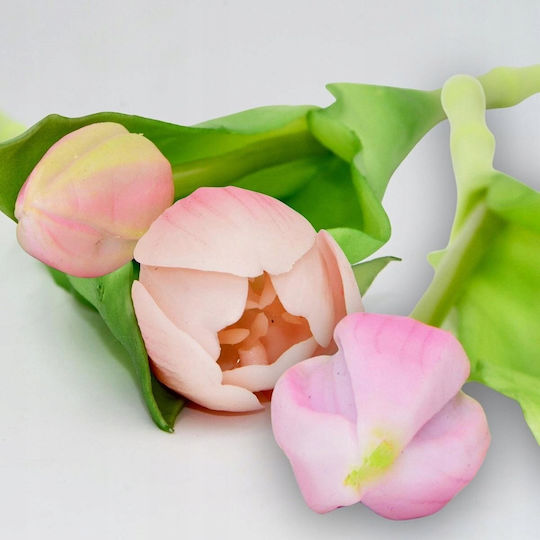 Blumenstrauß aus Rosa Tulpen 31cm Saska Garden