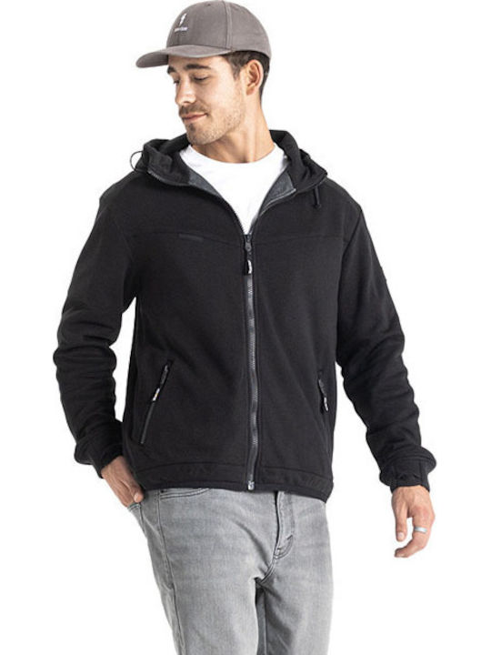 John Doe XTM Hoodie V3 Ανδρικό Μπουφάν Μηχανής Softshell 4 Εποχών Μαύρο
