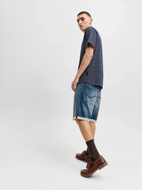 Men's Denim Bermuda Shorts Blue Denim