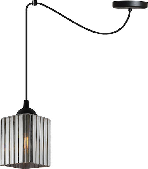 Light Home Висящо Осветително Тяло Черно с Цокъл E27