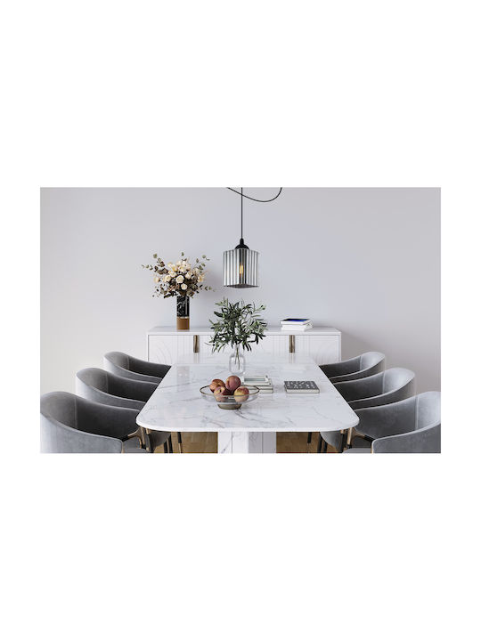 Light Home Κρεμαστό Φωτιστικό Μαύρο με Ντουί E27