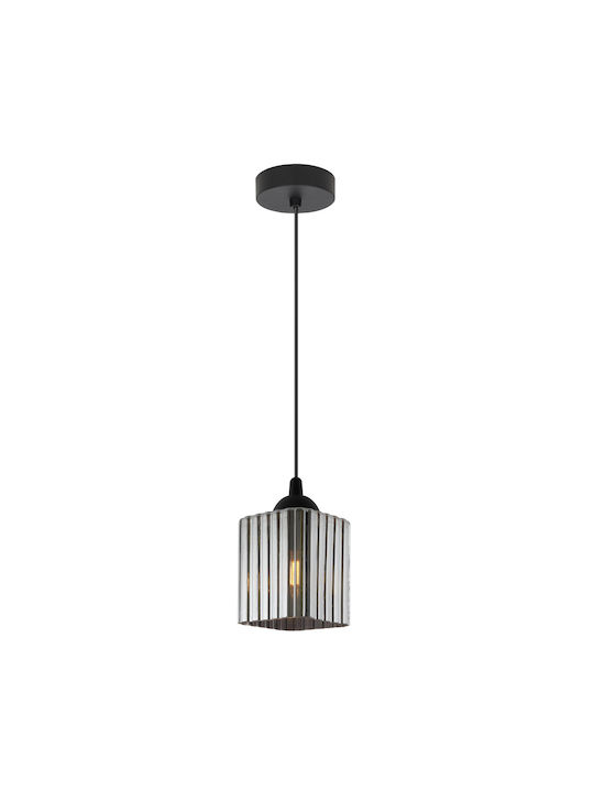 Light Home Deckenleuchte Schwarz mit Lampenbirnensockel E27