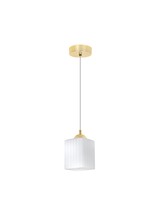 Light Home Κρεμαστό Φωτιστικό Λευκό με Ντουί E27