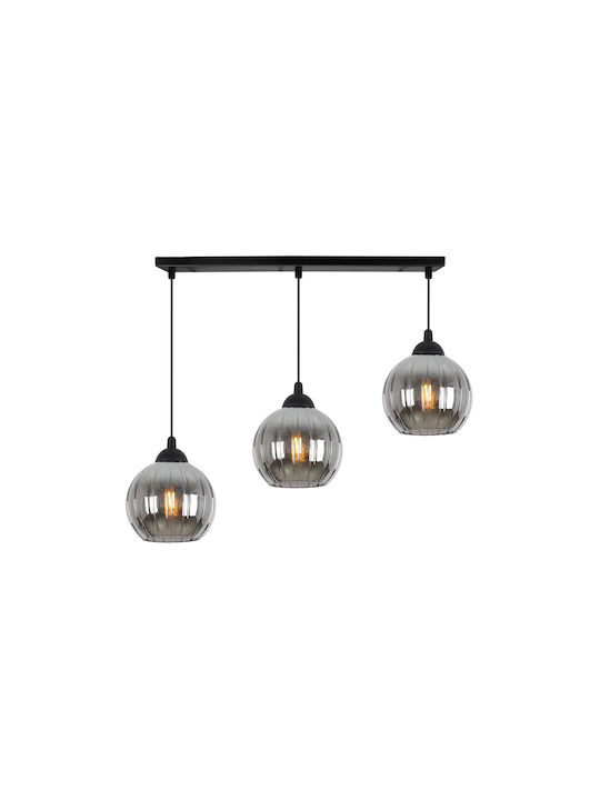 Light Home Висящо Осветително Тяло Черно с Цокъл E27