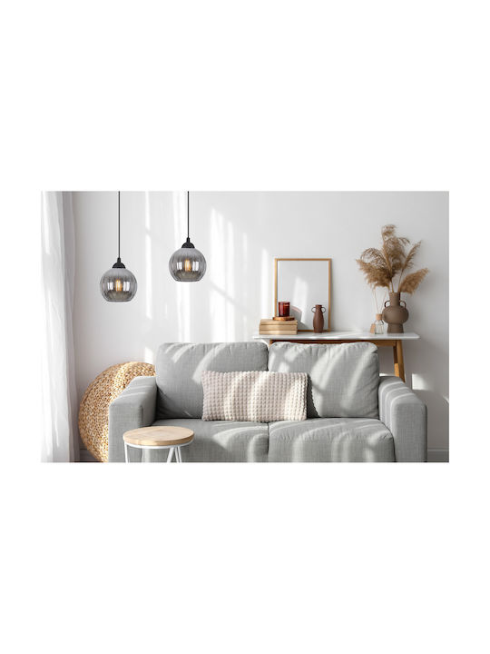 Light Home Deckenleuchte Schwarz mit Lampenbirnensockel E27