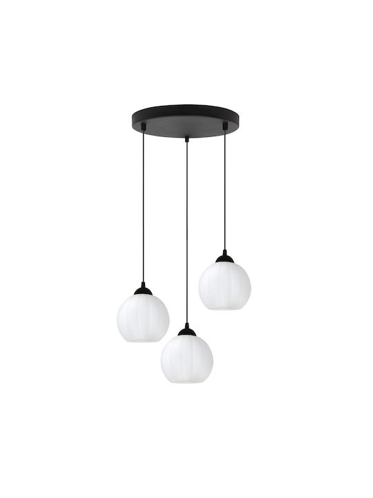 Light Home Deckenleuchte Schwarz mit Lampenbirnensockel E27