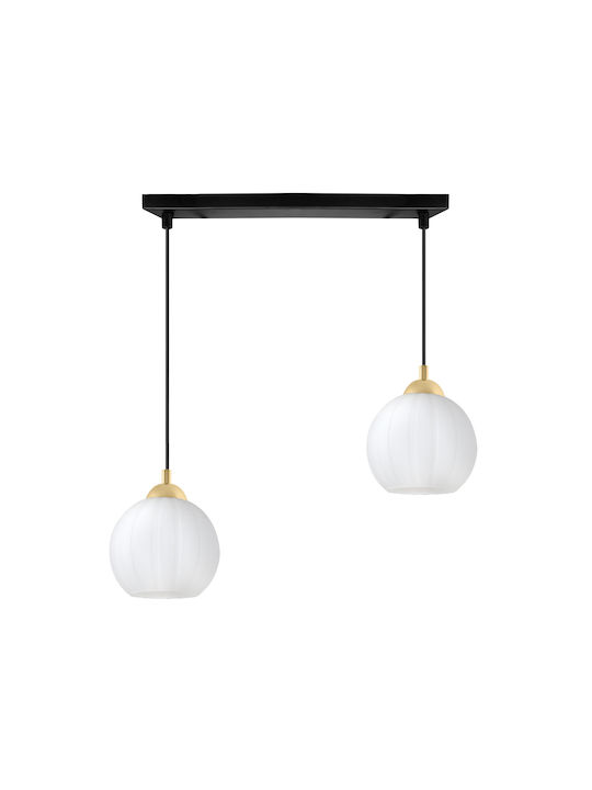 Light Home Deckenleuchte Schwarz mit Lampenbirnensockel E27