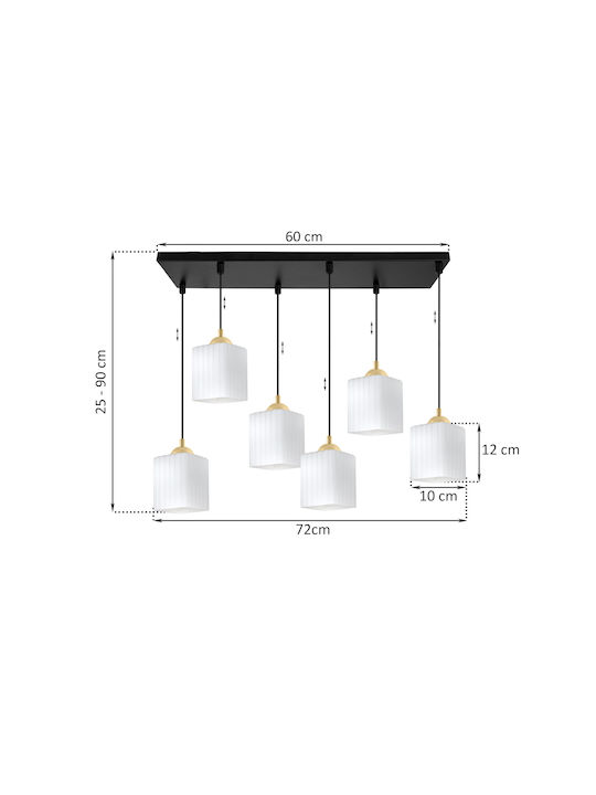 Light Home Deckenleuchte Schwarz mit Lampenbirnensockel E27