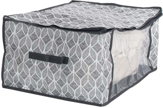 Max Home Текстилна Чанта За Съхранение На Дрехи В Сив Цвят 60x45x30см