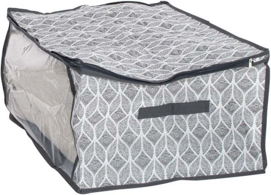 Max Home Текстилна Чанта За Съхранение На Дрехи В Сив Цвят 60x45x30см