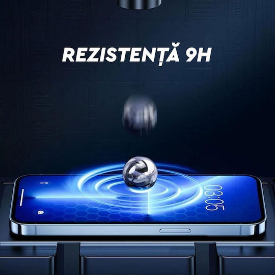 Lemontti Vollflächiger Gehärteter Glas Displayschutzfolie Samsung Galaxy A35 A55 Schwarz