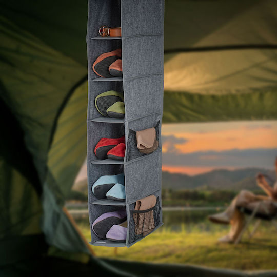 Relaxdays Raft Textil Atârnător Pentru Haine Negru 92x30x15.5cm