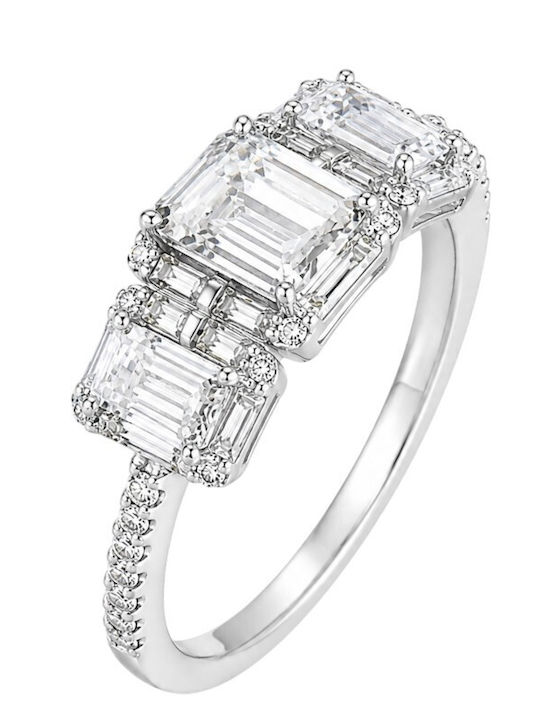Breeze Damen Ring mit Zirkonia aus Silber