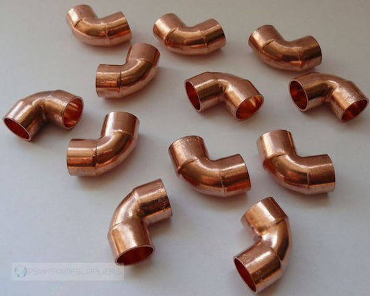 Copper Double-socket Elbow 28mm Besco
