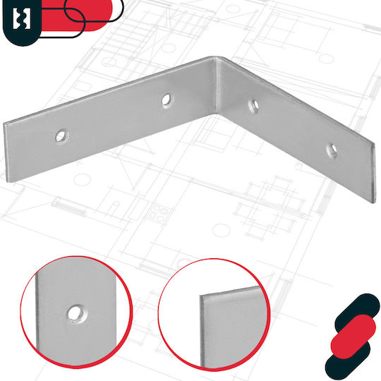 Kotarbau Adaptor Pentru Pergolă Din Oțel 8x8cm 12 Bucăți