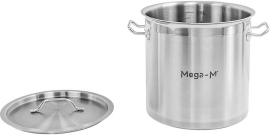 Mega-M Professional Commercial Pot Capacity 17lt Diameter 28cm And Height 28cm
