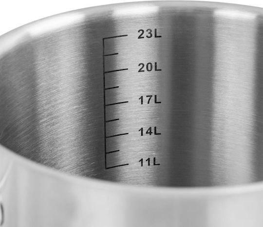 Mega-M Oală Comercială Capacitate 25lt cu Diametru 32cm și Înălțime 32cm