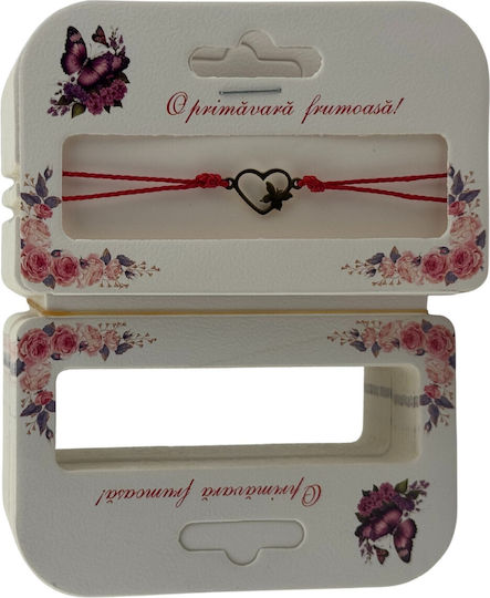 Set 100 Cutii De Ambalaj Din Carton Martisor Brățară Design Fluture Mov