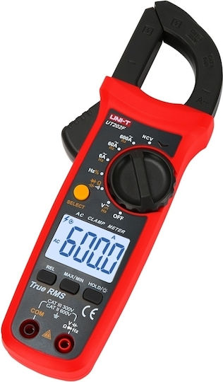 Uni-T Clamp Meter Digital 600A AC UT201F True RMS with Test Leads