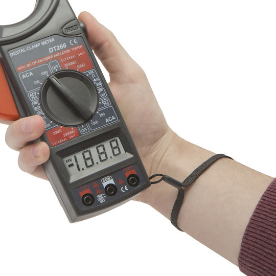 Alista Home Digital Klemmmessgerät 1000A Wechselstrom GLB_25601 mit Prüfleitungen