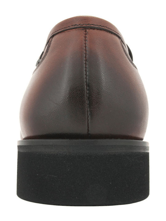 Loafers Din Piele Pentru Bărbați În Culoare Tabac Maro