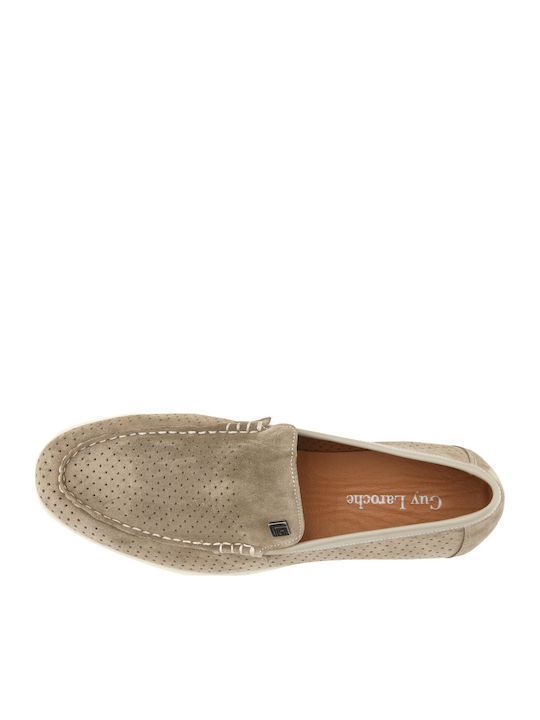 Mocasini Bărbați Loafers Din Catifea Gri Culoare