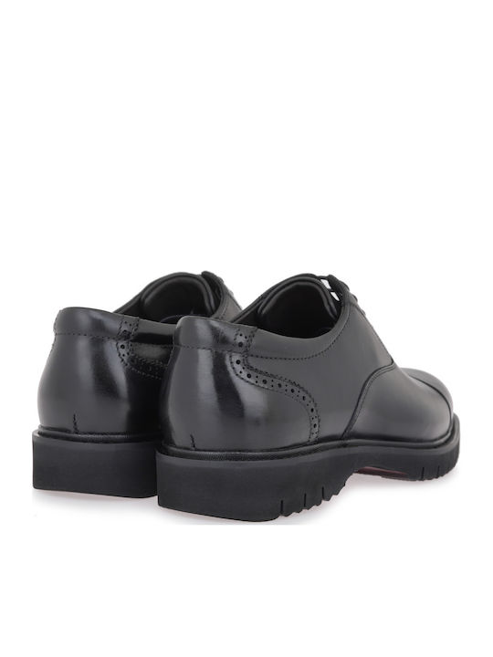 Mocasini Bărbătești Din Piele În Culoare Neagră