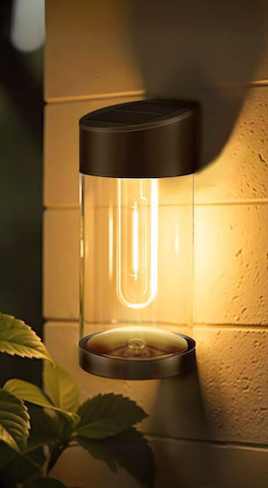 Modee Lighting Set 50 Wandmontierte Solarleuchten 60lm Warmes Weiß mit Fotowiderstand IP44