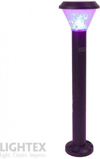 Lightex Ηλιακό Φωτιστικό Δαπέδου 1.5W 150lm Θερμό Λευκό 3000K με Φωτοκύτταρο και Τηλεχειριστήριο IP65 16x16x63εκ.