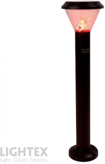 Lightex Ηλιακό Φωτιστικό Δαπέδου 1.5W 150lm Θερμό Λευκό 3000K με Φωτοκύτταρο και Τηλεχειριστήριο IP65 16x16x63εκ.