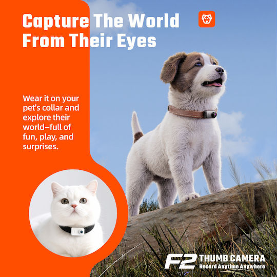 Mini FDF2 128GB Action Camera Full HD 1080p with White Screen